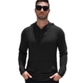 thumbnail image 3 of COOFANDY Men's Lightweight Pullover Hoodie Long Sleeve Sweatshirt Comfort Travel Hoodie, Mens Hoodies with Pocket, 3 of 10