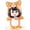 C, variant on Arknights: Endfield, Gugu Gaga, gugugaga penguin Miniature Cartoon Figurine, Sturdy Plastic Gaming Character Statue for Desk and Daily Household Use