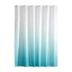 thumbnail image 2 of Cortina de ducha degradada | 90x180cm Poliéster | Dobladillo lastrado, impermeables y ganchos a prueba de óxido | Secado rápido, azul cielo/menta/oscuro/azul claro | Decoración elegante del baño, 2 of 8