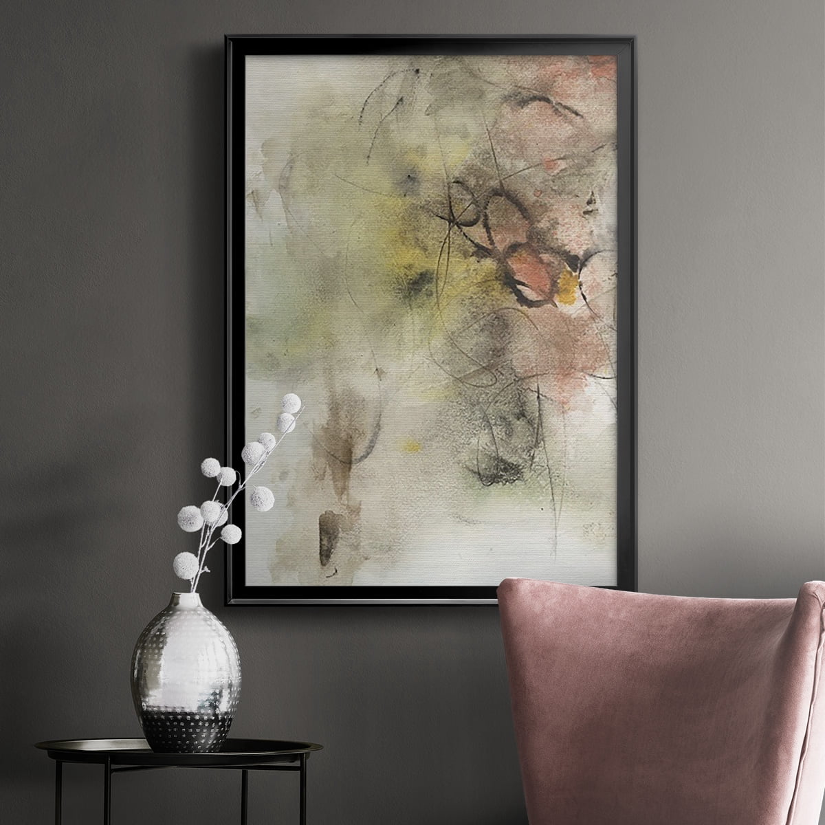 Soft Inspiration III Premium Framed Print, in Gold, Black, or Silver - Ready to Hang