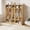 Wood color, variant on Studyset 5-Section Classroom Coat Locker with 10 Cubbies, Cubby Storage Organizer with 10 Hooks,Daycare Cubby Storage Organizer for Home, School, Nursery, Kindergarten