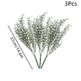 thumbnail image 3 of Flores artificiales de gypsophila | Tallos de paniculata artificial para centros de mesa de boda y decoración del hogar | Paquete de 3 ramos para arreglos en jarrones, 3 of 8