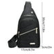 thumbnail image 3 of Sling Bag For Men Women Shoulder Backpack Chest Bags Daypack With Earphone Hole For Hiking Camping Outdoor Trip, 3 of 6