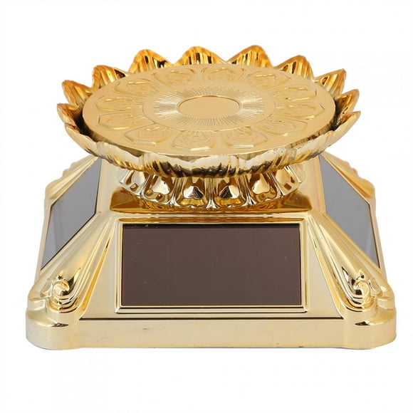 Solar Powered Gold Jewelry Tray, Jewelry Display Stand, Electric Display Exhibitions Offices For Homes Retail Stores