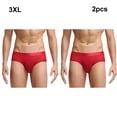 thumbnail image 3 of Minnieouse 2 piezas de ropa interior y Sexy súper elástica para hombre, ropa interior para hombre, calzoncillos sexys para hombre, Ropa interior rojo 3XL, 3 of 6