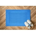 thumbnail image 2 of Premium Cotton Banded Blue Bath Mats Pack of 2, 22x34 inches [Not a Bathroom Rug] - Infinitee Xclusives, 2 of 11