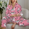 thumbnail image 6 of Sikiie Cute Cartoon Zebra Women's Long-Sleeve Shirt and Full-Length Bottom Pajama Set (s-xxl)-Small, 6 of 7