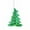 Green, variant on Christmas Mirror Ball Hanging Decoration – Modern Mushroom-Shaped Holiday Ornament with Reflective Disco Light Effect for Home, Tabletop, Shelf or Mantel Display