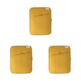 thumbnail image 2 of pitrice 1/2/3 Tablet Sleeve Bag Laptop Pouch Multi Pockets Computer Notebook Keyboard Storage Charging Cable Organizer Office Travel Yellow 11inch 3PCS, 2 of 6