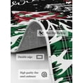 thumbnail image 3 of Merry Christmas Winter Area Rug for Bedroom 5x7 Ft Red Green Plaid Leopard Xmas Tree Black Super Soft fuzzy Throw Rug Non-Slip Fluffy Plush Indoor Floor Carpet for Living Room Nursery Home Decor, 3 of 8