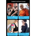 thumbnail image 6 of Adjustable Shoulder Brace Lightweight Gym Sports Therapy Neoprene Shoulder Support Strap Wrap for Men Women Dislocated AC Joint Pain Relieve, Injury Prevention and Recovery, 6 of 7