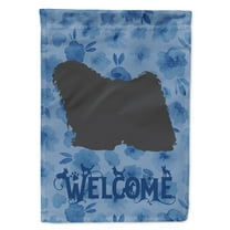 Carolines Treasures CK6190CHF Puli Welcome Flag Canvas House Size Large multicolor