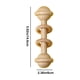 thumbnail image 2 of Sonajero de madera natural para bebés de 0 a 1 año, juguete sensorial portátil que promueve la motricidad y el desarrollo sensorial., 2 of 5