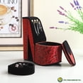 thumbnail image 4 of Caja de Joyas ORE 23 cm Estampado de Leopardo con Exhibidor de Zapato de Tacón Alto, 4 of 4