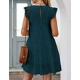 thumbnail image 2 of Summer Dresses For Women 2022 Solid Color Womens Dresses Plus Size Casual Sundresses Alsol Lamesa, 2 of 3