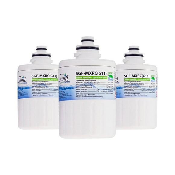 Swift Green Filters Replacement for GE Smartwater FXRC Refrigerators Water Filters(Pack of 3)