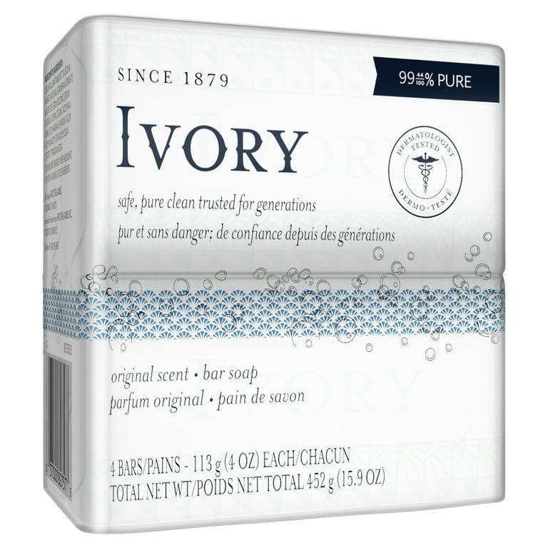 Ivory Bar Soap, 3.1 oz bars, 3 ea (Pack of 10)