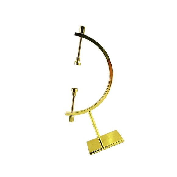 kurtrusly Oblique Ornament Display Stand Rack for Globe Stones Living Room Decor S 100x40x150mm