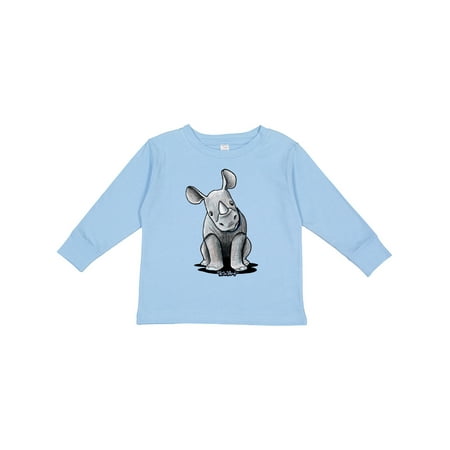 

Inktastic Curious Rhinos Gift Toddler Boy or Toddler Girl Long Sleeve T-Shirt