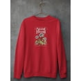 thumbnail image 3 of Good Mood Daisies W Froggie Sweatshirt Men -Image by Shutterstock, Male Small, 3 of 4