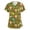 Green, variant on Womens Scrub Tops Soft V Neck Short Sleeve Medical Working Tops