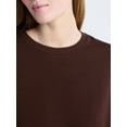 thumbnail image 4 of Joyspun Women’s Fleece Long Sleeve Top and Joggers Lounge Set, 2-Piece, Sizes XS-3X, 4 of 5