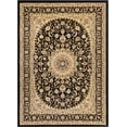 thumbnail image 2 of Sultan Medallion Black Oriental Area Rug Persian Formal Traditional Area Rug 5' x 7' Easy Clean Stain Fade Resistant Shed Free Modern Classic Contemporary Thick Soft Plush Living Dining Room Rug, 2 of 8