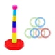 thumbnail image 4 of Juego de lanzamiento deportivo para niños, juego de lazo de playa, juego de férula, juguete educativo para bebés. 18 círculos, 4 of 9