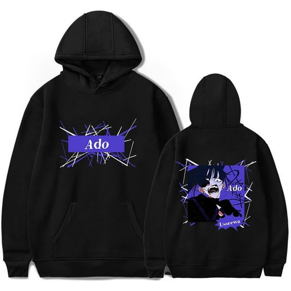 DINGCAI Ado Hoodies Sweatshirts Unisex Wish Tour Merch Streetwear Pullover Sweater,XS,1