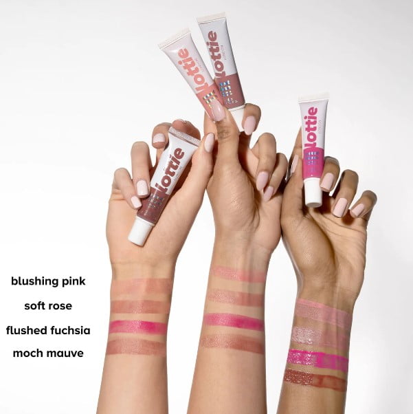 Lottie London Sweet blush, Lightweight Liquid Blush, Blushing Pink,12 mL