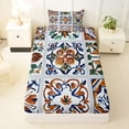 thumbnail image 3 of Erosebridal Vintage Floral Pattern Twin Sheet Sets,Retro Boho Aesthetic Art Bedding For Men Women 3 Pieces, 3 of 6