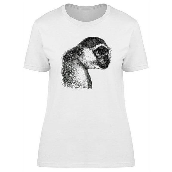 Green Monkey Vintage Design T-Shirt Women -Image by Shutterstock, Female Large