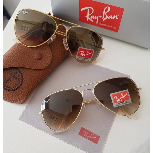 Gafas de sol Ray Ban aviador clásico hombre mujer promoción Gao Jiahui unisex