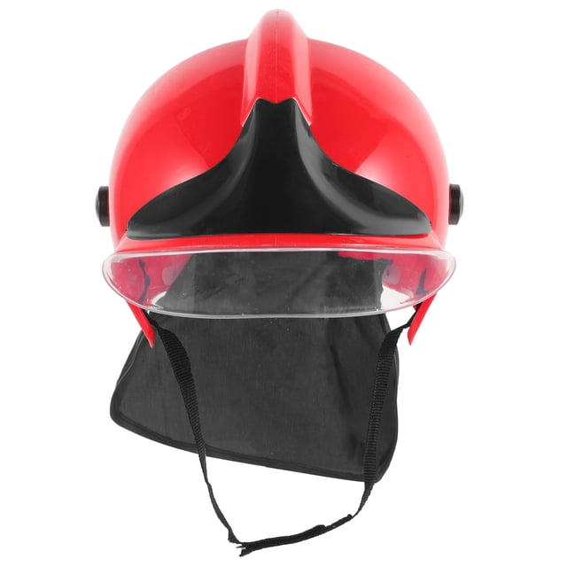 ColoMX Casco temático de bombero, casco de fiesta de bombero, casco de actuación de mascarada