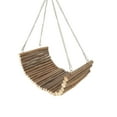 thumbnail image 4 of Hamster Wooden Swing  Large Space Climbing Playing Hammock with Hanging Chain for Mice Parrots, 4 of 7
