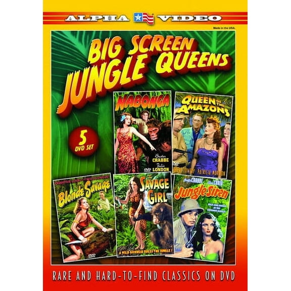 Big Screen Jungle Queens (DVD), Alpha Video, Drama