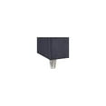 thumbnail image 3 of Coastal Charm Modern , Contemporary Velvet Upholstered Bed with Deep Channel Tufting and Custom Acrylic Legs, 3 of 6