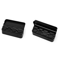 2 Pack Car Gift Coin Holder Black Car Coin Box Car Coin Holder Decoration for Car, Truck, RV Interior Accessories