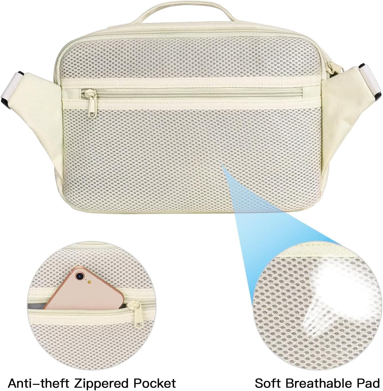 MOSISO Camera Shoulder Bag Case Crossbody Sling Purse, DSLR/SLR/Mirrorless Compact Padded Photography Handbag with Rain Cover Compatible with Canon/Nikon/Sony Cameras and Lenses