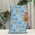thumbnail image 5 of Honeii Cartoon Rocket With Space Print Small Burlap Bags,Christmas Drawstring Treat Bags Gift Bags Reusable Candy Goodie Wrapping Bags for Holiday Party Favors Supplies -Small, 5 of 9