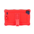 thumbnail image 3 of Allytech Silicone Case for Samsung Galaxy Tab A 8.0 2019 T290 T295 T297, Slim Soft Rubber Rugged Hybrid Kickstand Heavy Duty Protection Drop Proof Kids Friendly Case Cover, Red, 3 of 5