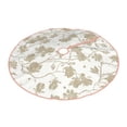 thumbnail image 2 of Kll Vintage Stylized White Color Christmas Tree Skirt 30",Party Decorations Farmhouse For Christmas Decorations Holiday Party, 2 of 8
