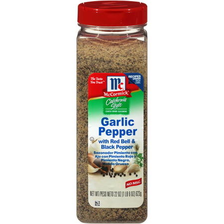 McCormick California Style Garlic Pepper with Red Bell & Black Pepper Coarse Grind Seasoning, 22 (Best Way To Grind Spices)