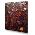 thumbnail image 2 of Designart "Berry Blend Melting Mosaic" Abstract Liquid Ink Canvas Prints, 2 of 7
