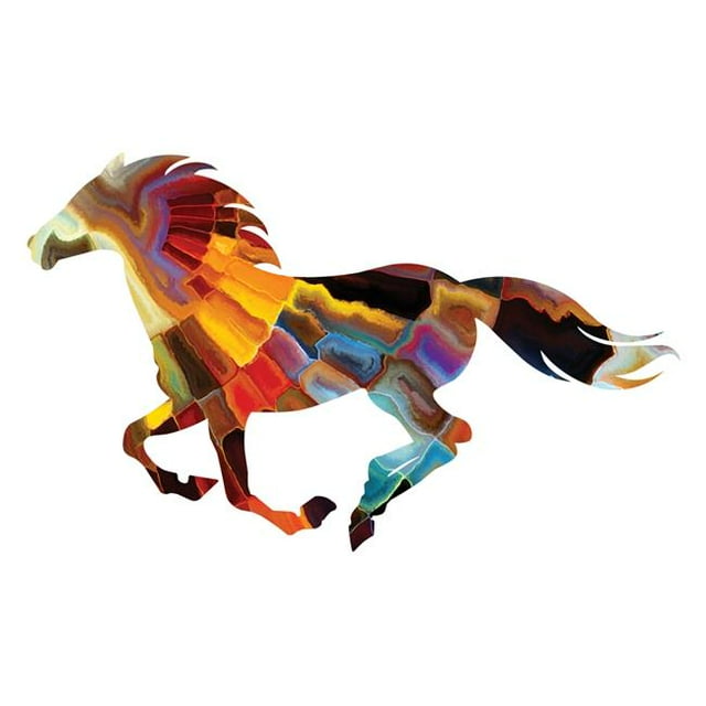 Next Innovations Mayan Sun 101410020-MAYANSUN 24 x 15 Po Cheval de Course Art Mural