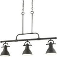 thumbnail image 2 of Volume Lighting  3-Light Indoor Foundry Bronze Linear Hanging Pendant - Foundry Bronze, 2 of 2
