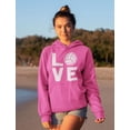 thumbnail image 6 of Tstars Women's Volleyball Hoodie - Ideal Sport Gift for Fans and Players - Size 2XL - Pink, 6 of 6