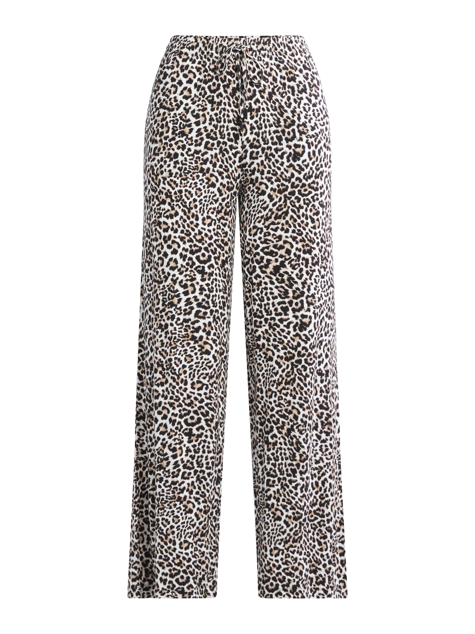 Joyspun Women’s Sleepwear Long Knit Pajama Pants, 29'' Inseam, Sizes S-3X