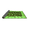 thumbnail image 2 of Ahgly Company Indoor Square Oriental Green Industrial Area Rugs, 4' Square, 2 of 4