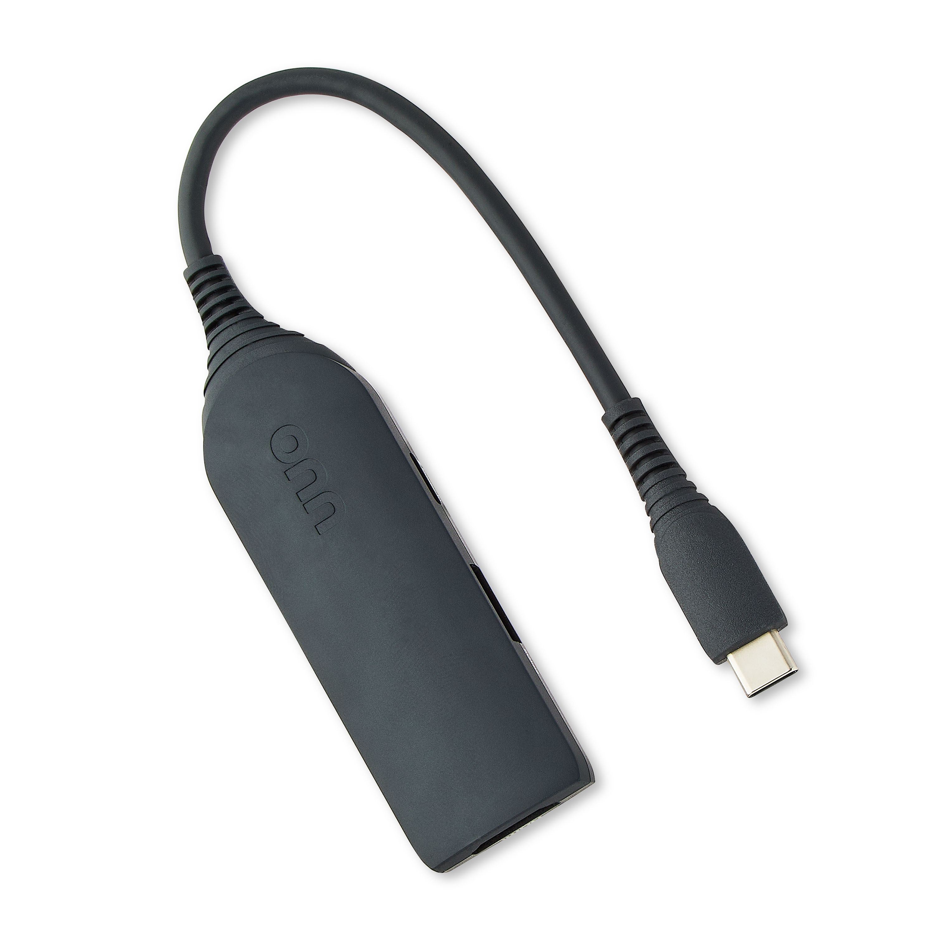 Adaptador ONN USB Tipo C 3 en 1 con cable de 4 pulgadas 6